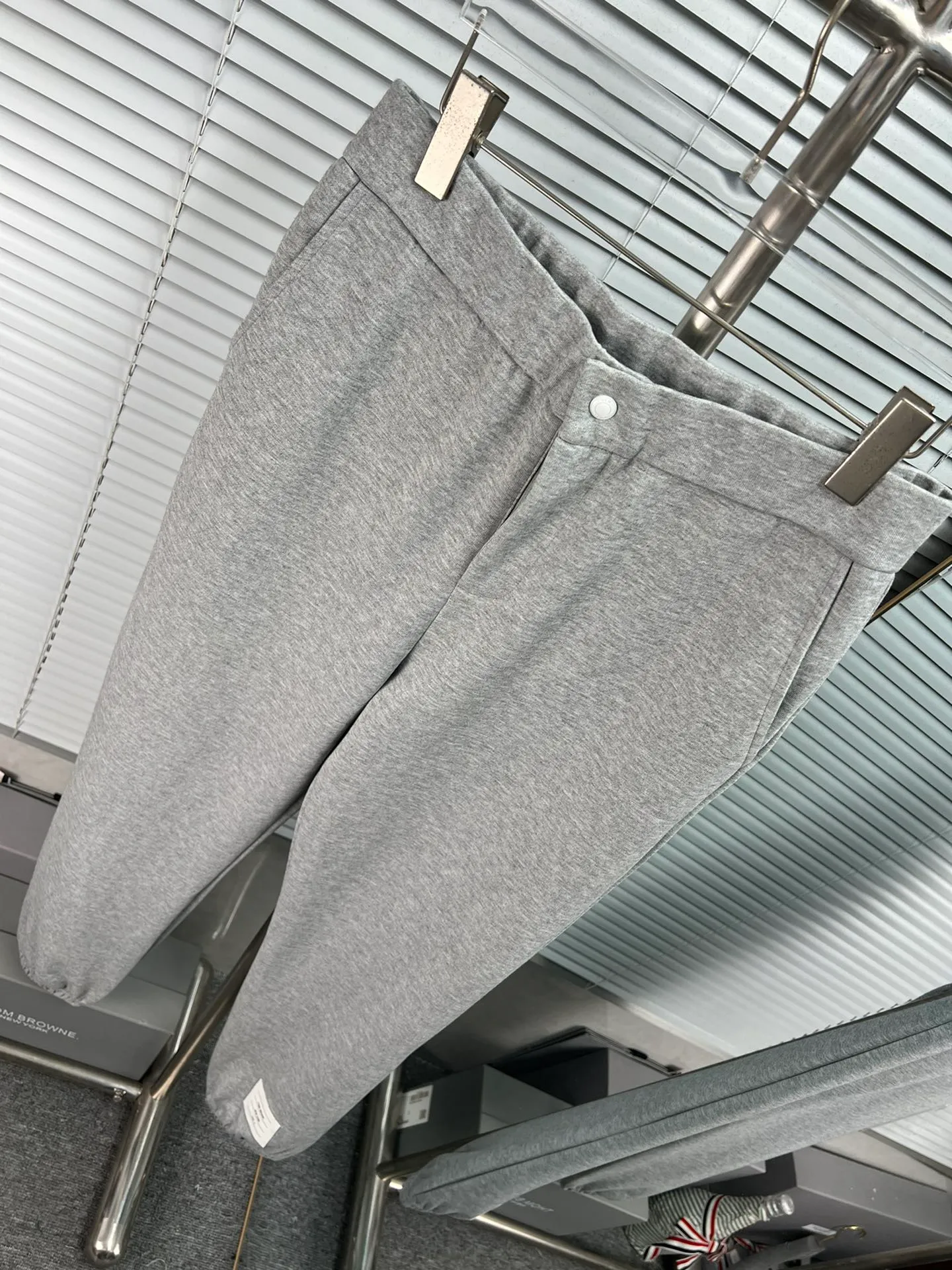 Thom Browne Classic 100% ：Navy Blue Gray Sizes：1234